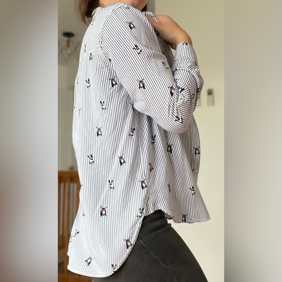 Blouse with french bullgods - Picture 4 of 6